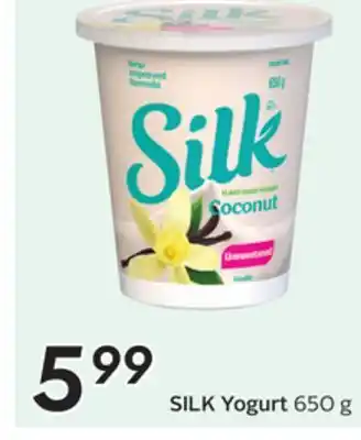 Sobeys SILK Yogurt offer