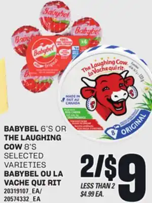 Independent Grocer BABYBEL, 6'S OR THE LAUGHING COW, 8'S offer