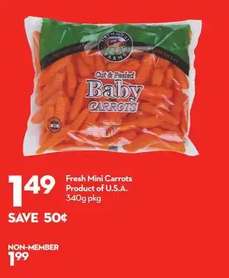 Longo's Fresh Mini Carrots offer