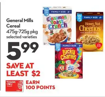 Longo's General Mills Cereal offer