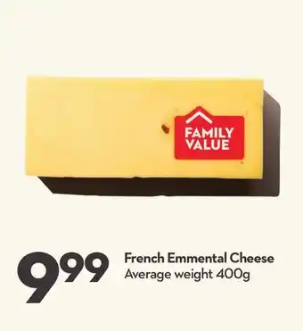 Longo's French Emmental Cheese offer