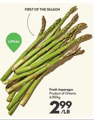 Longo's Fresh Asparagus offer