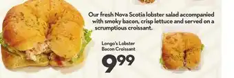 Longo's Longo's Lobster Bacon offer