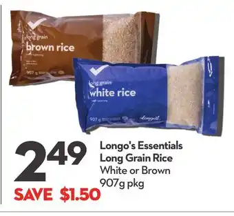 Longo's Longo's Essentials Long Grain Rice offer