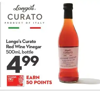 Longo's Longo's Curato Red Wine Vinegar offer