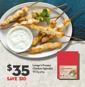 Longo's Longo's Frozen Chicken Spiedini offer