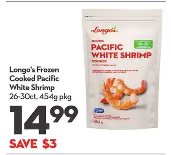 Longo's Longo's Frozen Cooked Pacific White Shrimp offer