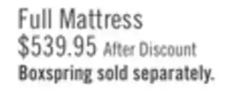 The Brick Beautyrest GL2 Eurotop Full Mattress offer