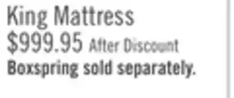 The Brick Serta Perfect Night Copper River Eurotop King Mattress offer