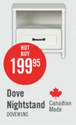 The Brick Dove Nightstand offer