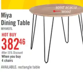 The Brick Miya Round Dining Table offer