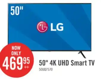 The Brick LG 50 UQ7570 Series 4K LED Smart webOS TV offer