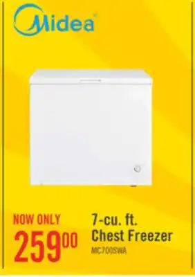 The Brick Midea 7 Cu. Ft. Chest Freezer MC700SWAR0RC1 offer