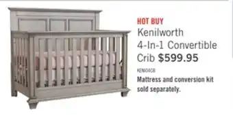 The Brick Kenilworth 4-in-1 Convertible Crib offer