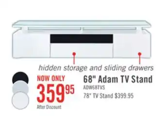 The Brick Adam 68 TV Stand - White offer