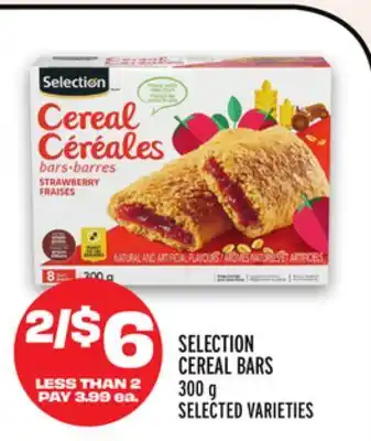 Metro SELECTION CEREAL BARS offer