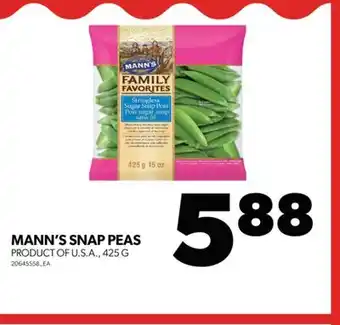 Real Canadian Superstore MANN'S SNAP PEAS, 425 G offer