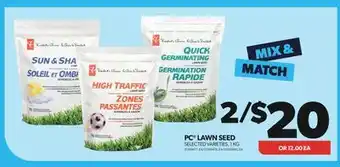 Real Canadian Superstore PC LAWN SEED, 1 KG offer