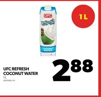 Real Canadian Superstore UFC REFRESH COCONUT WATER, 1 L offer