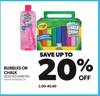 Real Canadian Superstore BUBBLES OR CHALK offer