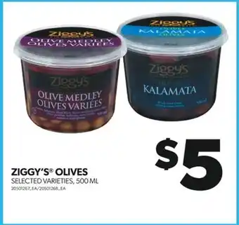 Real Canadian Superstore ZIGGY'S OLIVES, 500 ML offer