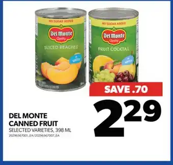 Real Canadian Superstore DEL MONTE CANNED FRUIT, 398 ML offer