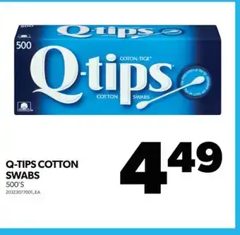 Real Canadian Superstore Q-TIPS COTTON SWABS, 500'S offer