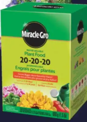 Real Canadian Superstore MIRACLE GRO ALL PURPOSE PLANT FOOD 20-20-20, 680 G offer