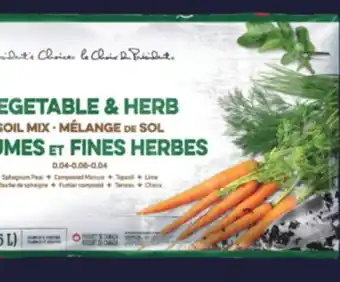 Real Canadian Superstore PC VEGETABLE AND HERB SOIL, 25 L offer