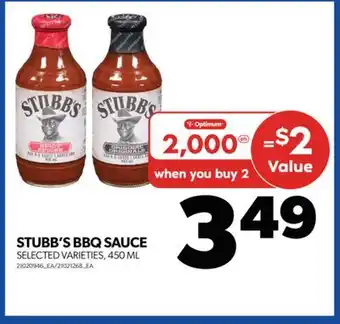 Real Canadian Superstore STUBB'S BBQ SAUCE, 450 ML offer