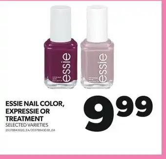 Real Canadian Superstore ESSIE NAIL COLOR, EXPRESSIE OR TREATMENT offer