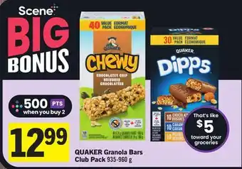 Foodland QUAKER Granola Bars Club Pack 935-960 g offer