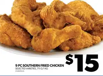 Real Canadian Superstore 9 PC SOUTHERN FRIED CHICKEN, 711 G/1 KG offer
