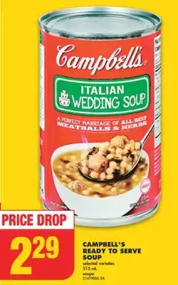 No Frills CAMPBELL'S READY TO SERVE SOUP, 515 mL offer