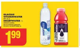 No Frills GLACEAU VITAMINWATER 591 mL or SMARTWATER 1 L offer