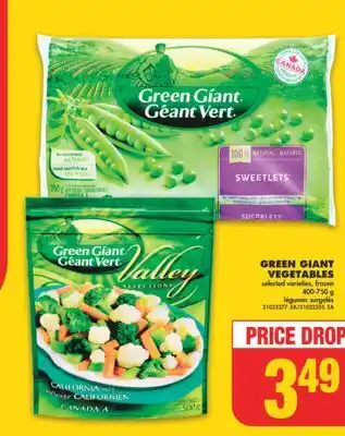 No Frills GREEN GIANT VEGETABLES, 400-750 g offer