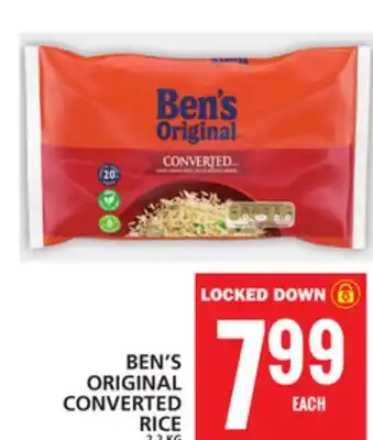 Food Basics BEN'S ORIGINAL CONVERTED RICE offer