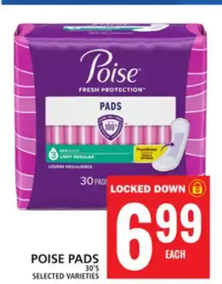 Food Basics POISE PADS offer