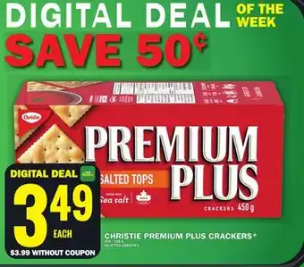 Food Basics CHRISTIE PREMIUM PLUS CRACKERS offer