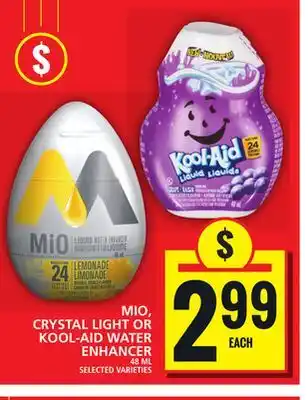 Food Basics MIO, CRYSTAL LIGHT OR KOOL-AID WATER ENHANCER offer