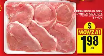 Food Basics FRESH BONE-IN PORK COMBINATION CHOPS offer