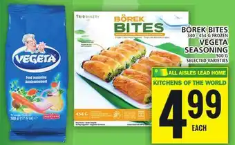 Food Basics BÖREK BITES OR VEGETA SEASONING offer