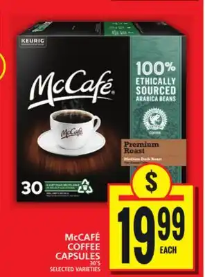 Food Basics McCAFÉ COFFEE CAPSULES offer