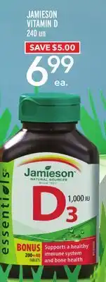 Metro JAMIESON VITAMIN D 240 UN offer