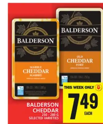 Food Basics BALDERSON CHEDDAR offer