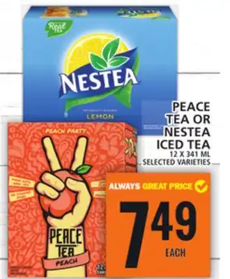 Food Basics PEACE TEA OR NESTEA ICED TEA offer