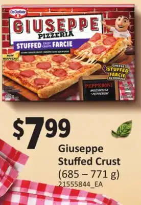 Loblaws GIUSEPPE STUFFED CRUST, 685-771 g offer