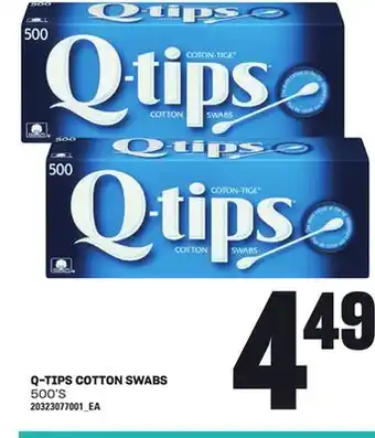 Loblaws Q-TIPS COTTON SWABS, 500' S offer