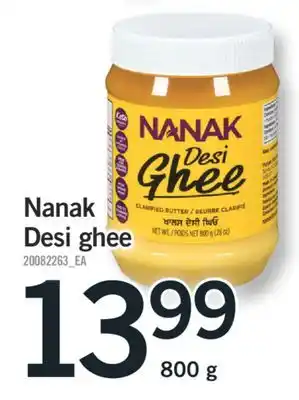 Fortinos NANAK DESI GHEE, 800 g offer