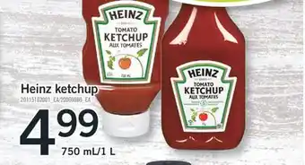 Fortinos HEINZ KETCHUP, 750 mL/1 L offer